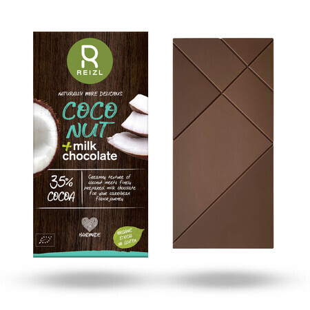 Melkchocolade met kokos, 70 gr, Reizl