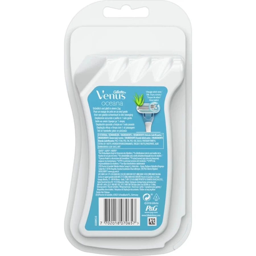 Gillette Venus Oceana – 4 aparate de ras de unică folosință