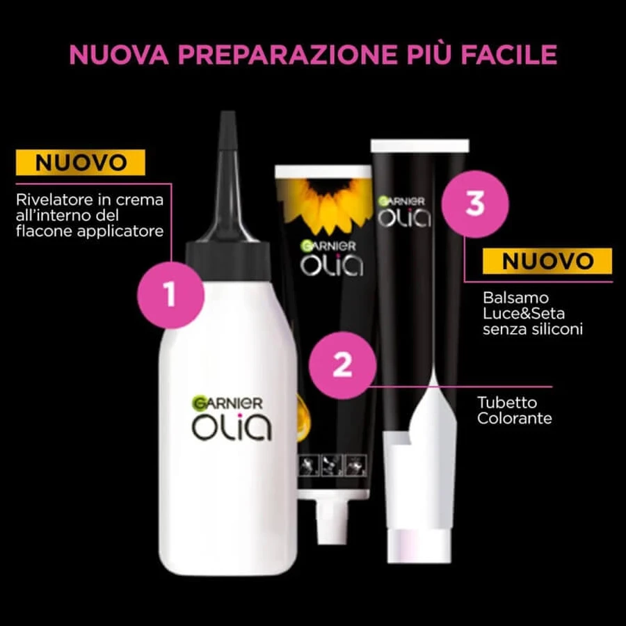 Garnier Olia - Tinte permanente sin amoniaco n.º 5.0, castaño