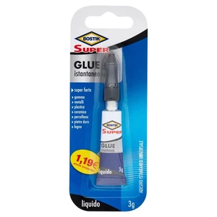 Bostik Super Glue - Extra-Fast Multi-Surface Liquid Instant Adhesive, 3 g