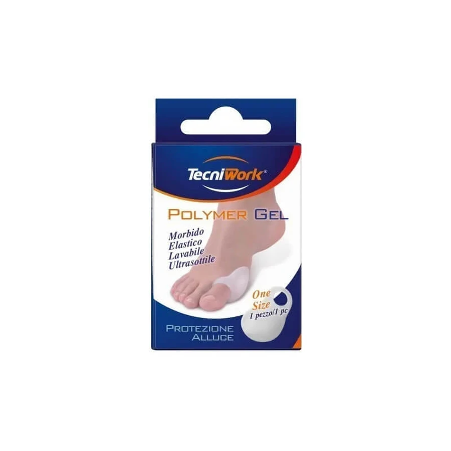Tecniwork Protecție pentru picior din bio-gel – protecție subțire pentru degetul mare – mărime universală