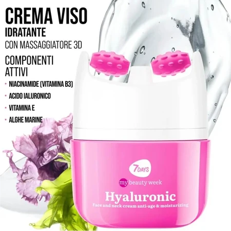 7days Hyaluronic - Gezichtscrème met roller, 40 ml