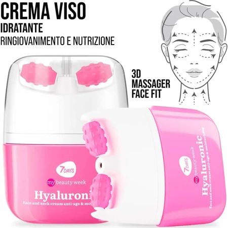 7days Hyaluronic - Gezichtscrème met roller, 40 ml