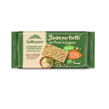 Crackers met plantaardig meel eco Buonpertutti, 240 g, Galbusera