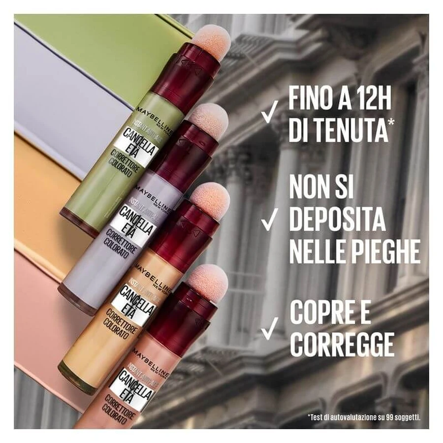 Maybelline Instant Anti-Age Age-Erasing – korektor z pigmentem – fioletowy: ceny i cechy