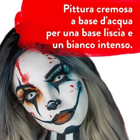 Maquillage de clown blanc Snazaroo, 250 ml