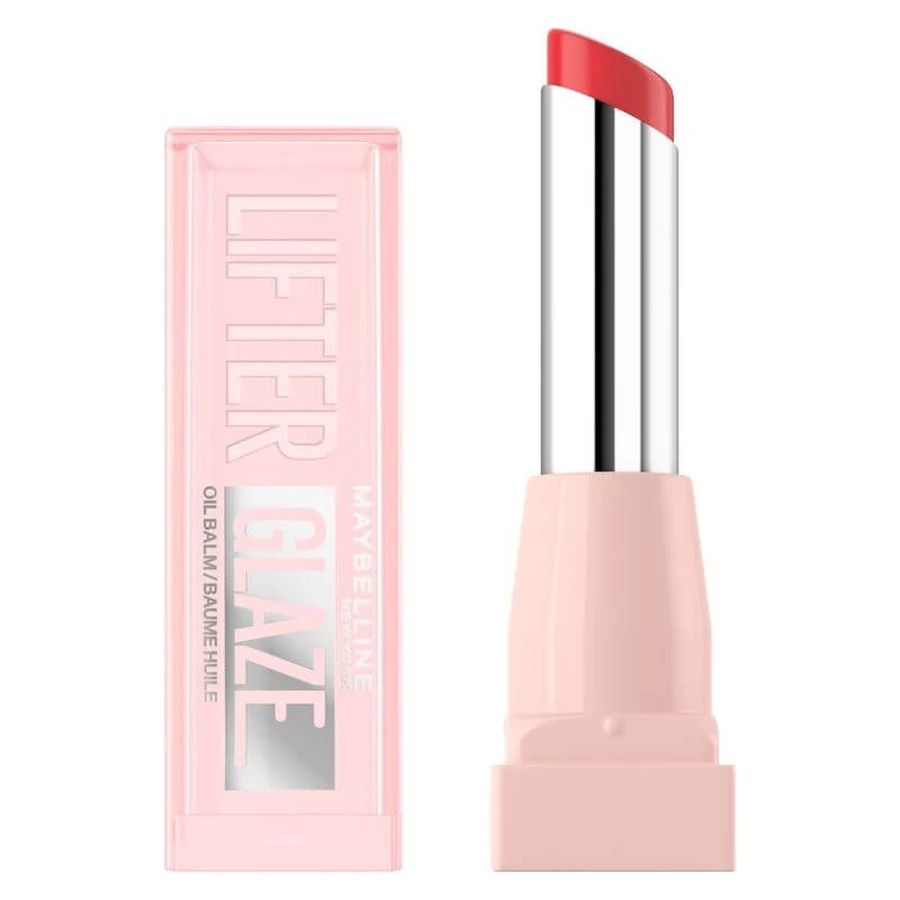 Maybelline Lifter Glaze Oil Balm - Bálsamo labial hidratante con acabado brillante n.º 005 Peach Quenc