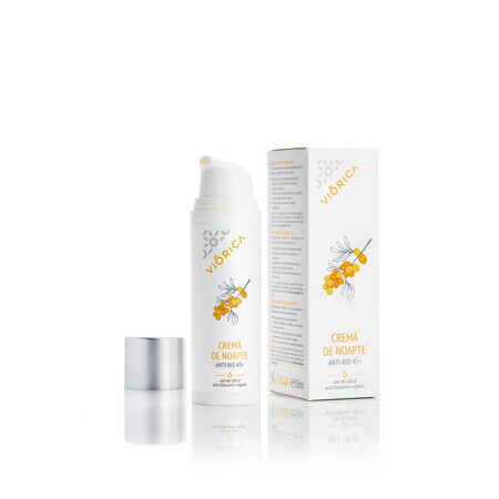 Crema de noche antiarrugas 45+, 50 ml, Viorica