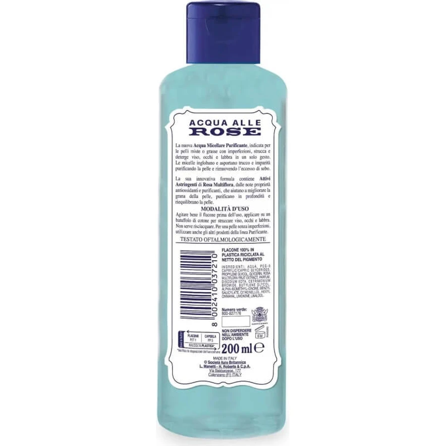 Apă de trandafiri – Apă micelară purificatoare pentru ten mixt sau gras 200 ml