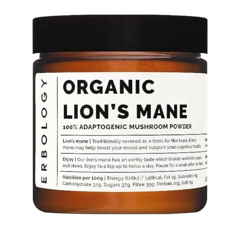 Erbology Organic Lion’s Mane, pulbere, 50 g