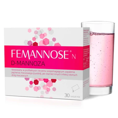Femannose N, D-mannoză, 2x30 pliculețe