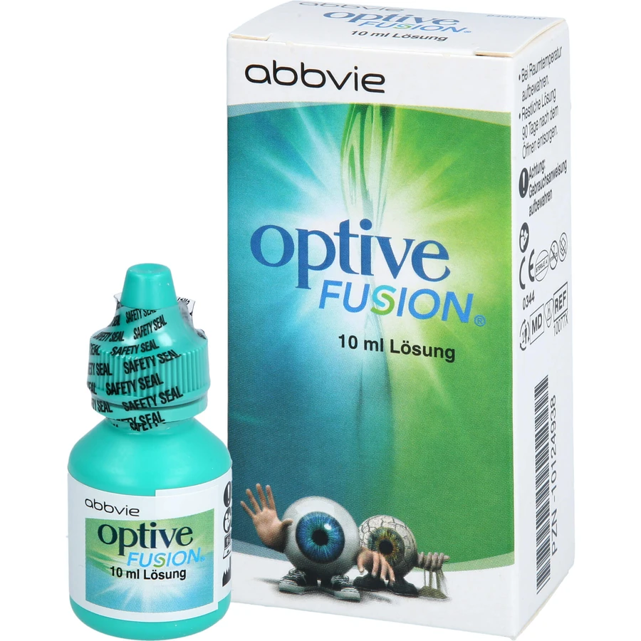 Picături oftalmice OPTIVE Fusion - 4x10 ml