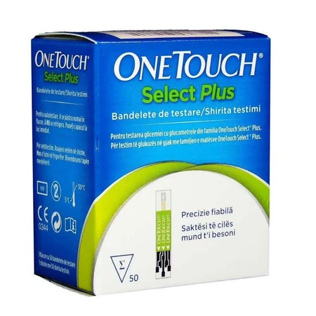 Teste de glicemie OneTouch Select Plus, 3x50 bucăți, Lifescan