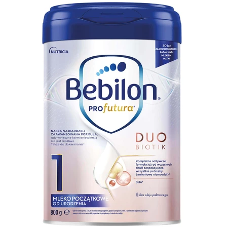 Lapte pentru sugari Bebilon Profutura DuoBiotik 1, de la naștere, 2x800 g, Nutricia