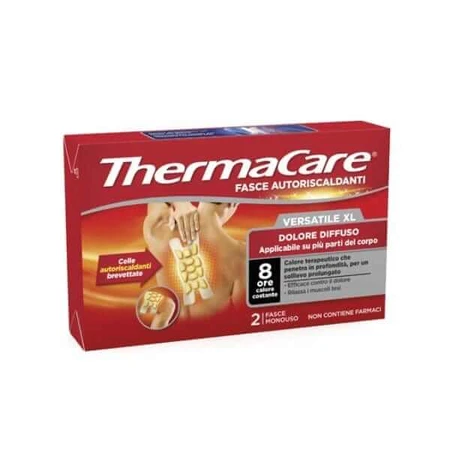 THERMACARE 2x2 Bandaje termice versatile XL pentru dureri extinse