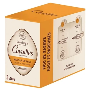 Jabón hidratante con néctar de miel de Cavaillès, 3 x 200 g