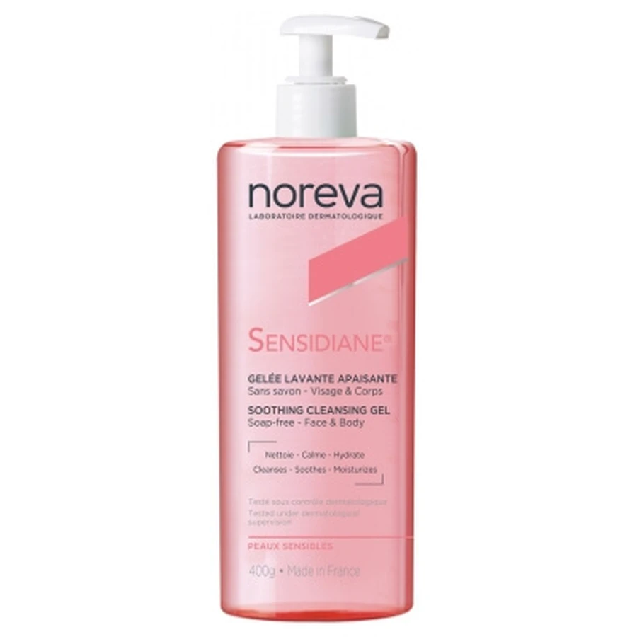 Gel limpiador calmante Noreva Sensidiane, 400 g