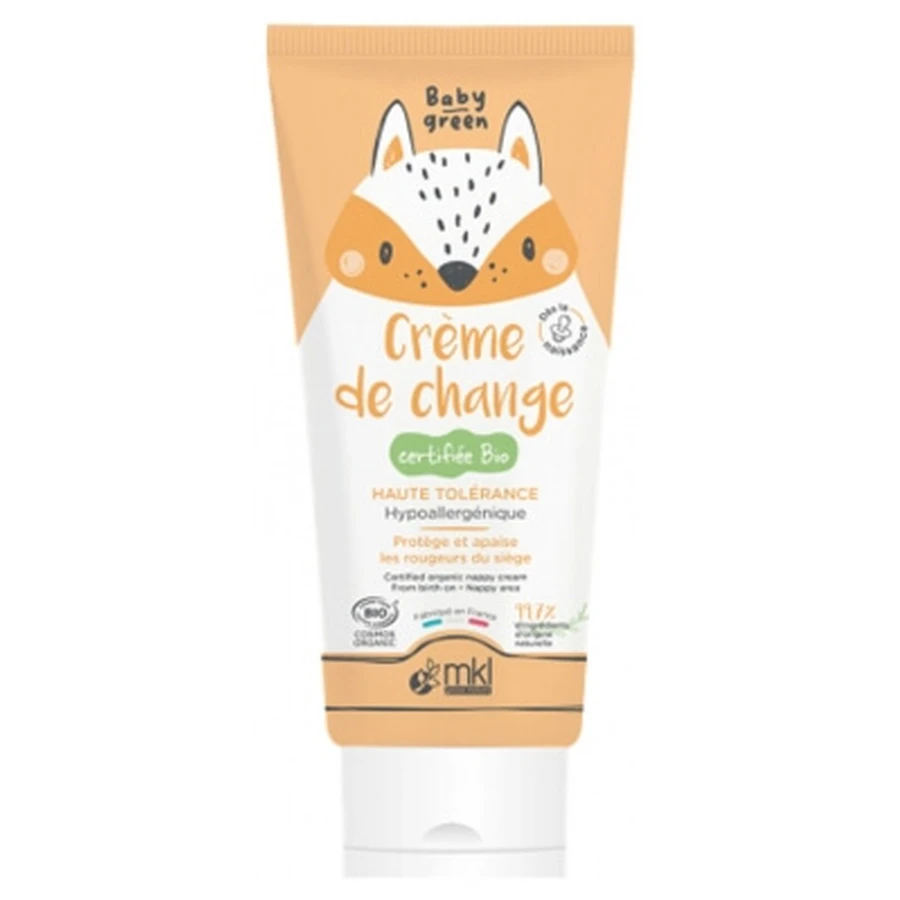 MKL Green Nature Baby Green Cremă organică pentru schimbarea scutecelor 75 ml
