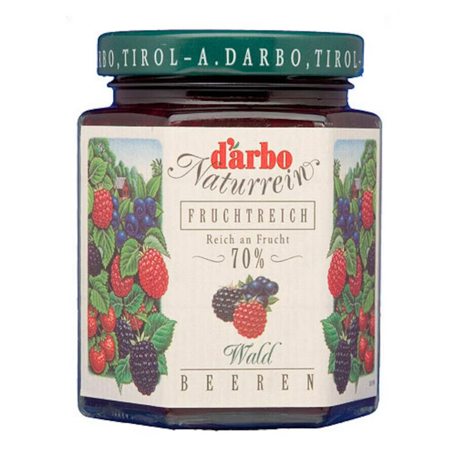 Jam bessen 70% fruit, 200 g, Darbo