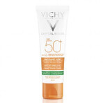 Vichy Capital Soleil 3 in 1 Anti-glans matterende crème met SPF 50+, 50 ml