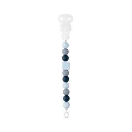 Speenketting van silicone, blauw, Nattou