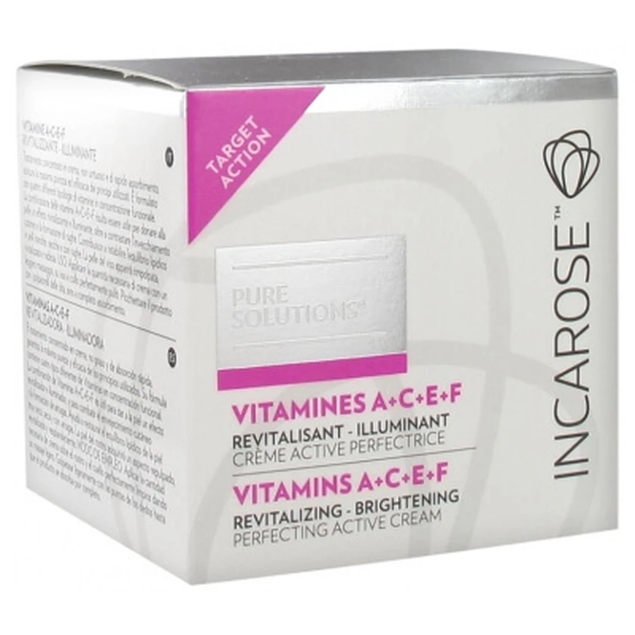 Incarose Pure Solutions Vitamine A, C, E, F – Cremă activă perfecționantă 50 ml