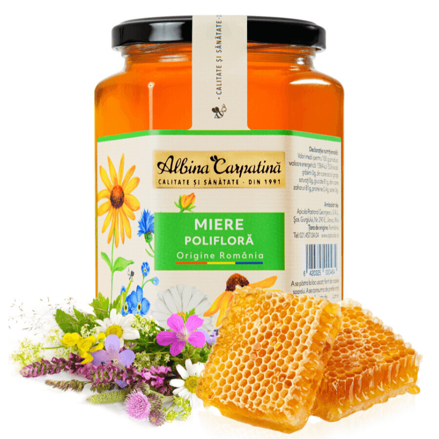 Polyfloral honey, 1 kg, Albina Carpatina