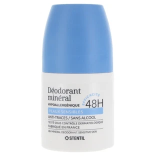 Stentil Déodorant Minéral Peaux Sensibles 48H Roll-On 50 ml
