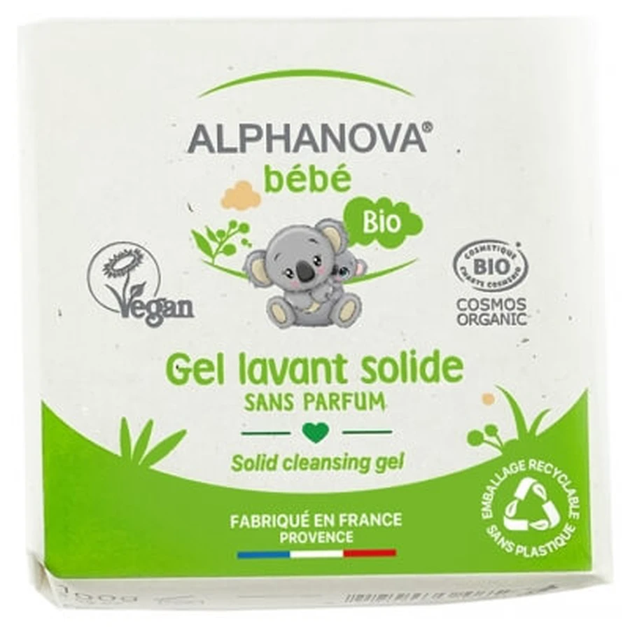 Alphanova Bébé Gel de spălare solid organic 100 g