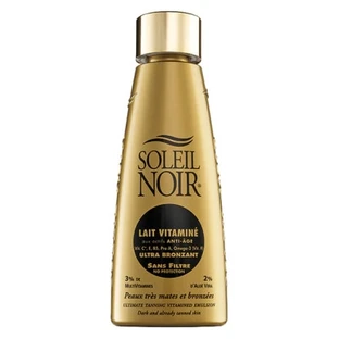 Soleil Noir Lait Vitaminé Ultra Bronzant Sans Filtre 150 ml
