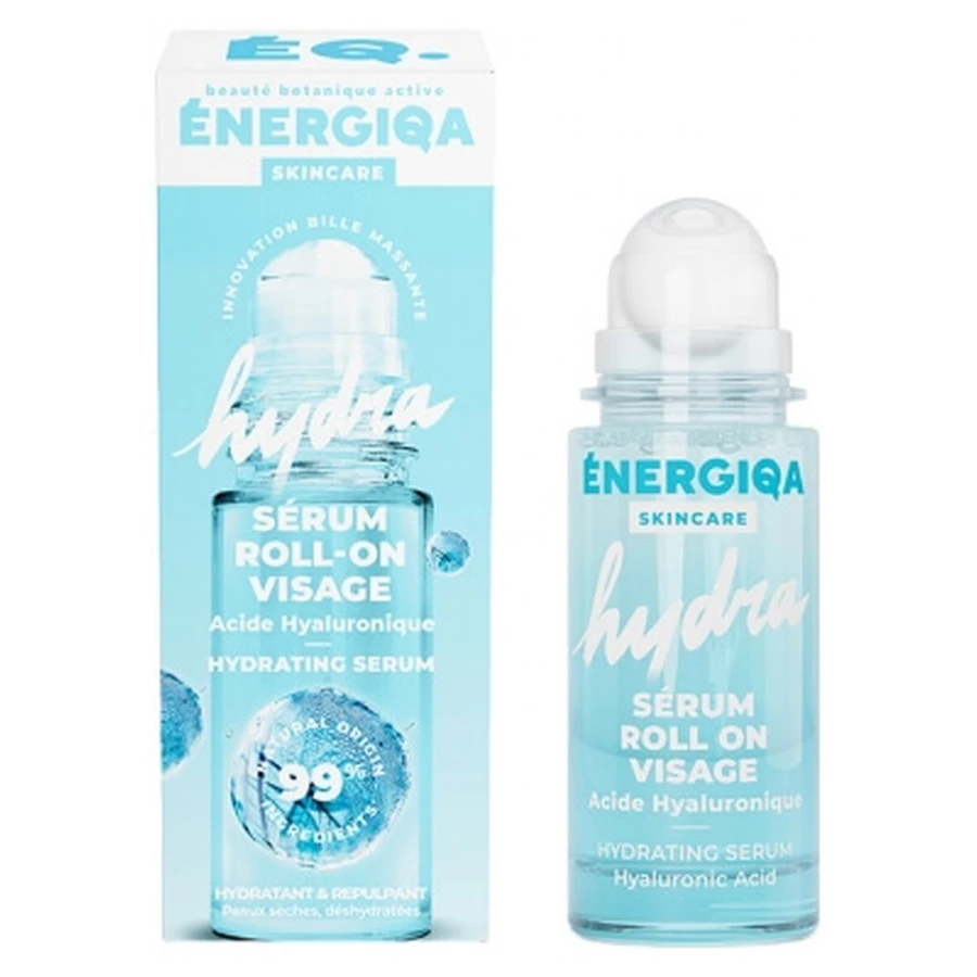 Energiqa Hydra Ser pentru față cu aplicator roll-on, 30 ml