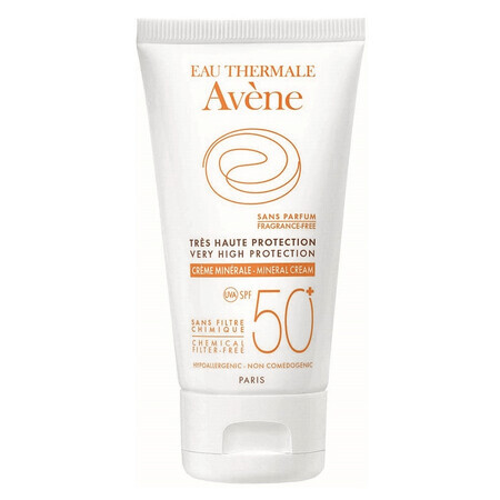 Mineralische Sonnenschutzcreme SPF 50+, 50 ml, Avene