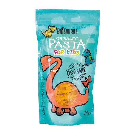 Pasta de dinosaurios sin gluten para niños, 200 g, Mc Lloyds