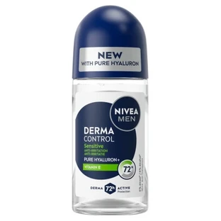 Desodorante antitranspirante Nivea Men Derma Control Sensitive de 72 horas en roll-on, 50 ml