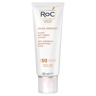 RoC Soleil-Protect Fluid antirid cu efect de netezire SPF50 50 ml