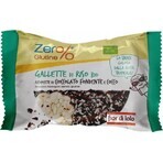 Redondeles de arroz bio con chocolate negro y copos de coco Suero% Gluten, 33 g, Fior di Loto