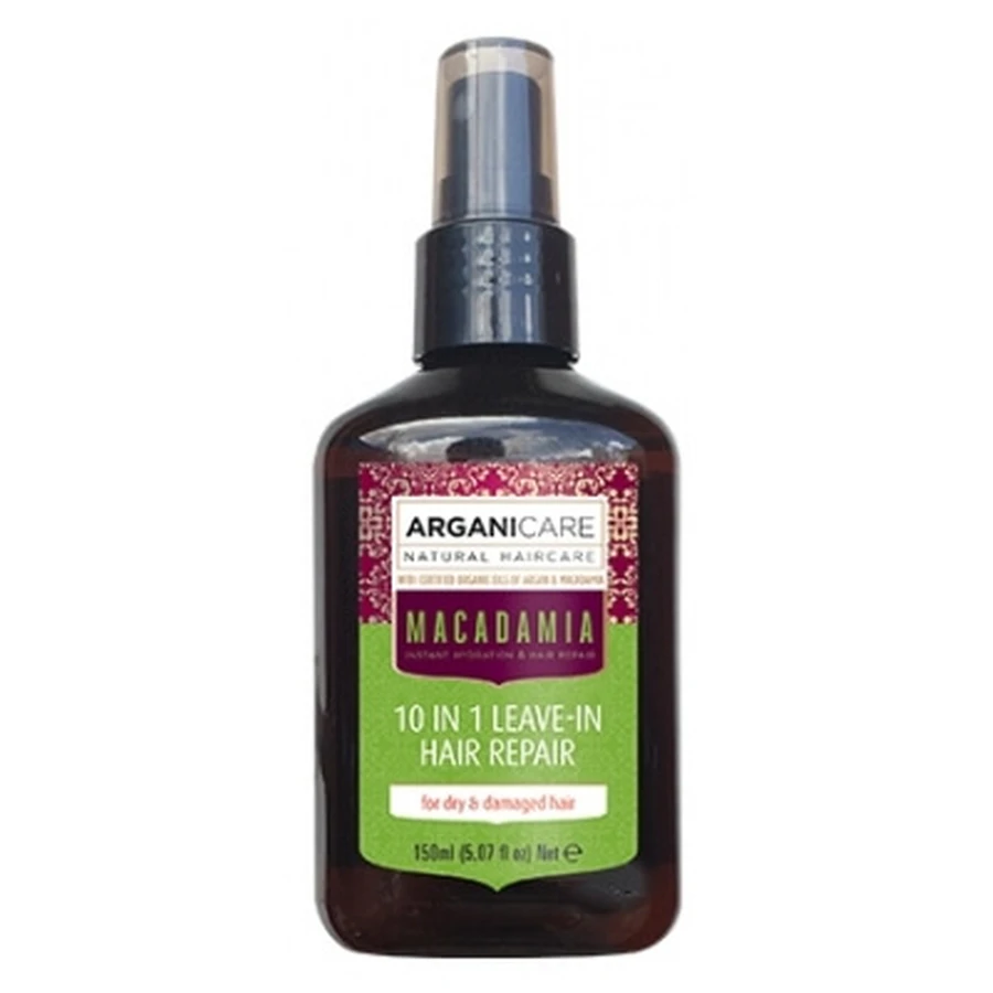 Arganicare Spray riparatore 10 in 1 per capelli secchi e danneggiati con macadamia