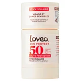 Lovea Sonnenschutzstift für Gesicht und empfindliche Hautpartien mit Monoï de Tahiti, hoher Lichtschutzfaktor 50, 40 g