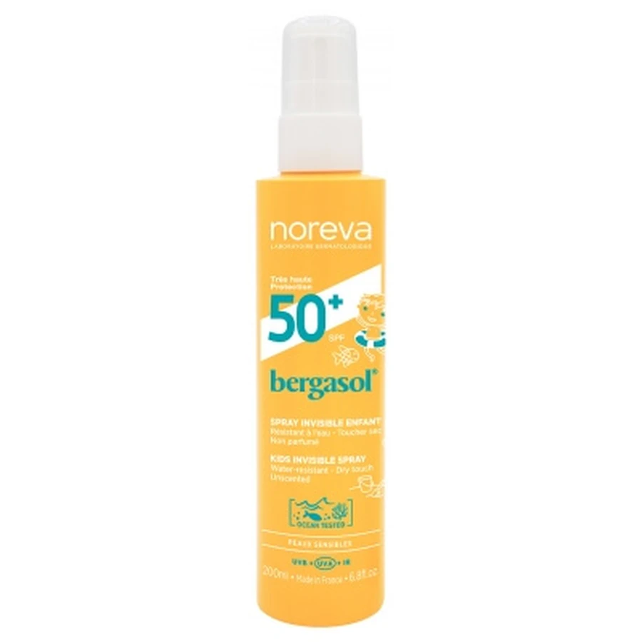 Noreva Bergasol Onzichtbare Zonnebrandspray voor Kinderen SPF 50+ 200 ml