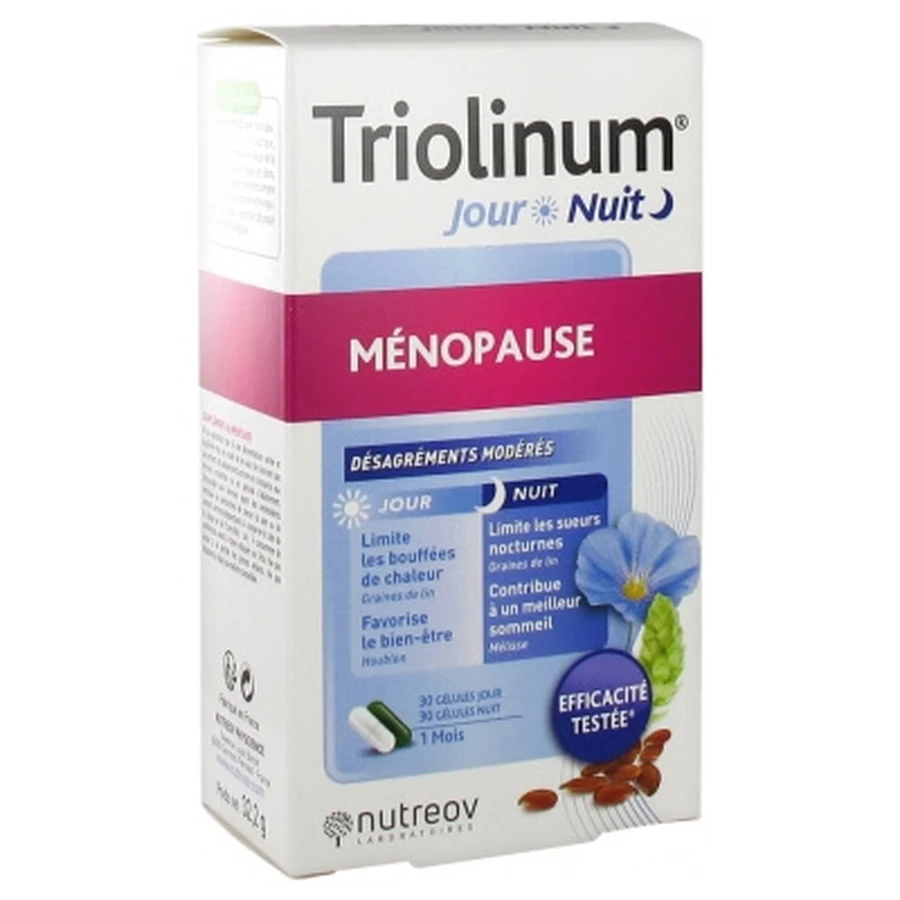 Nutreov Triolinum na menopauzę – na dzień i na noc, 60 kapsułek: ceny i cechy