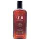 American Crew 3-în-1 cu arbore de ceai, șampon, balsam și gel de duș pentru păr și corp (450 ml), revitalizant și hidratant