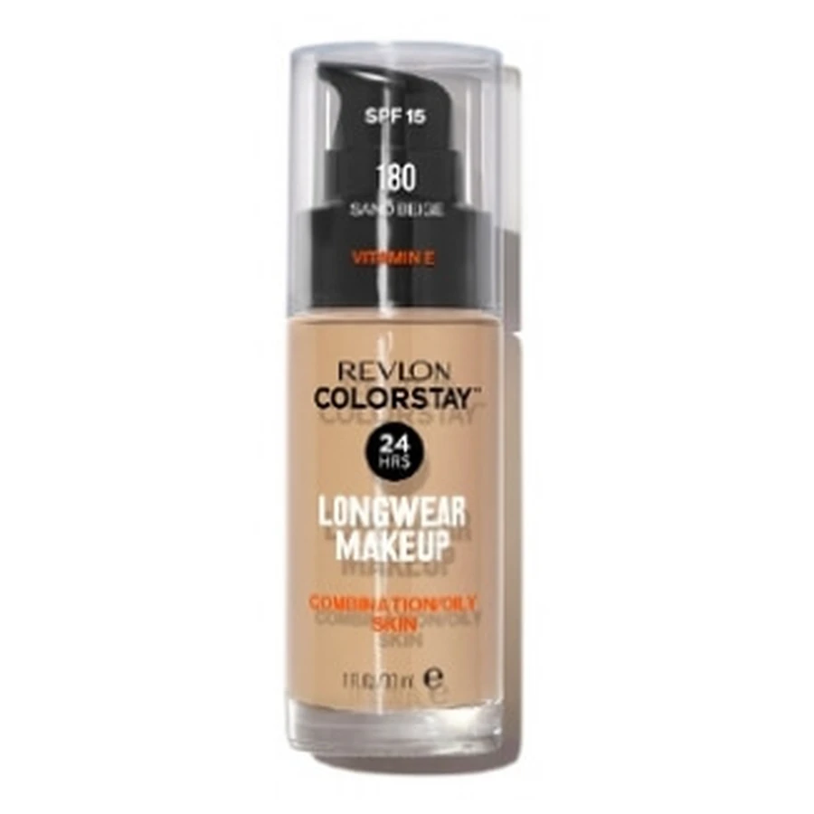 Revlon Make-up ColorStay Foundation für Mischhaut bis fettige Haut Nr. 180 Sand Beige Revlon