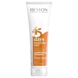 Revlon Professional 45 Days Revlonissimo Șampon și balsam pentru păr cu nuanțe de cupru 275 ml