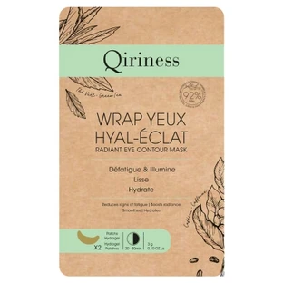 Qiriness Wrap pentru ochi Hyal-Éclat, 2 plasturi din hidrogel