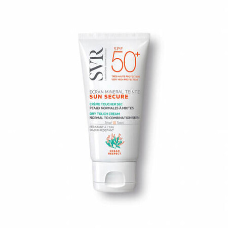 Crema nuantatoare pentru piele normal mixta Sun Secure Ecran Mineral SPF 50+, 50 ml, SVR