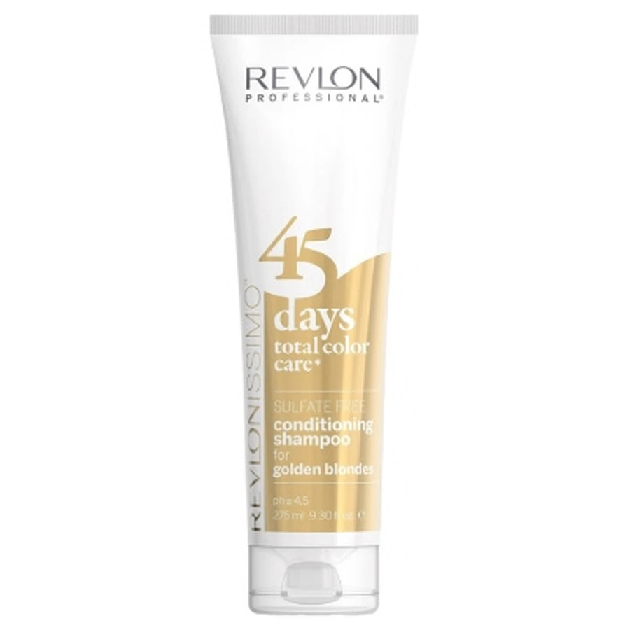 Revlon Professional 45 Days Revlonissimo shampoo en conditioner voor goudblond haar, 275 ml