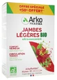 Arkopharma Arkofluides Picioare ușoare Bio 20 de fiole + 10 fiole cadou