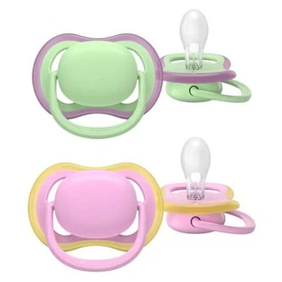 Avent Ultra Air 2 orthodontische fopspenen (zonder motief), 6–18 maanden