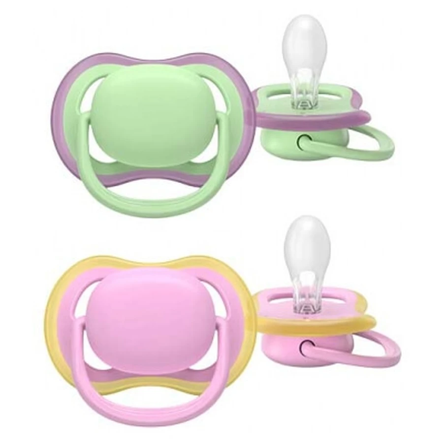 Avent Ultra Air 2 orthodontische fopspenen (zonder motief), 6–18 maanden