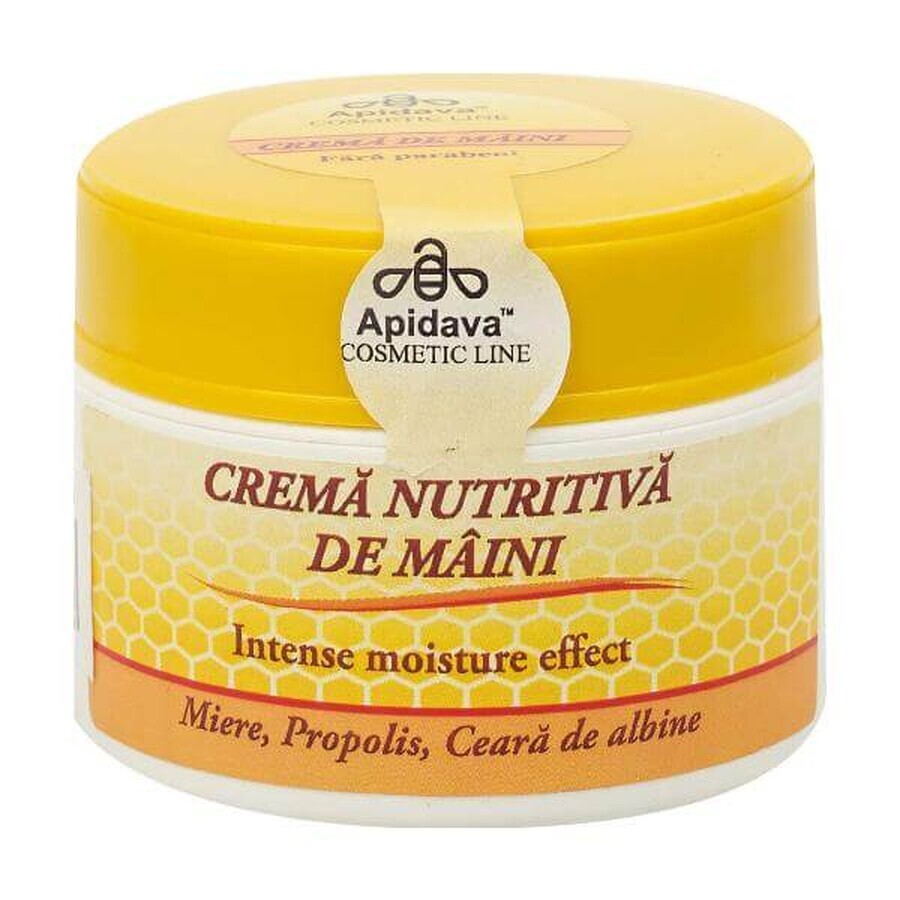 Crème nourrissante pour les mains, 50 ml, Apidava